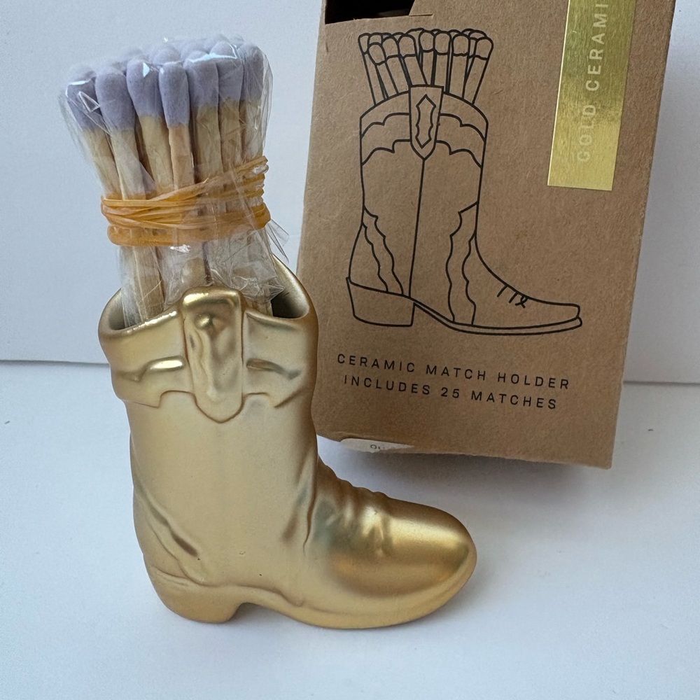 NWT Paddywax Cowboy Boot Match Holder - Picture 9 of 11
